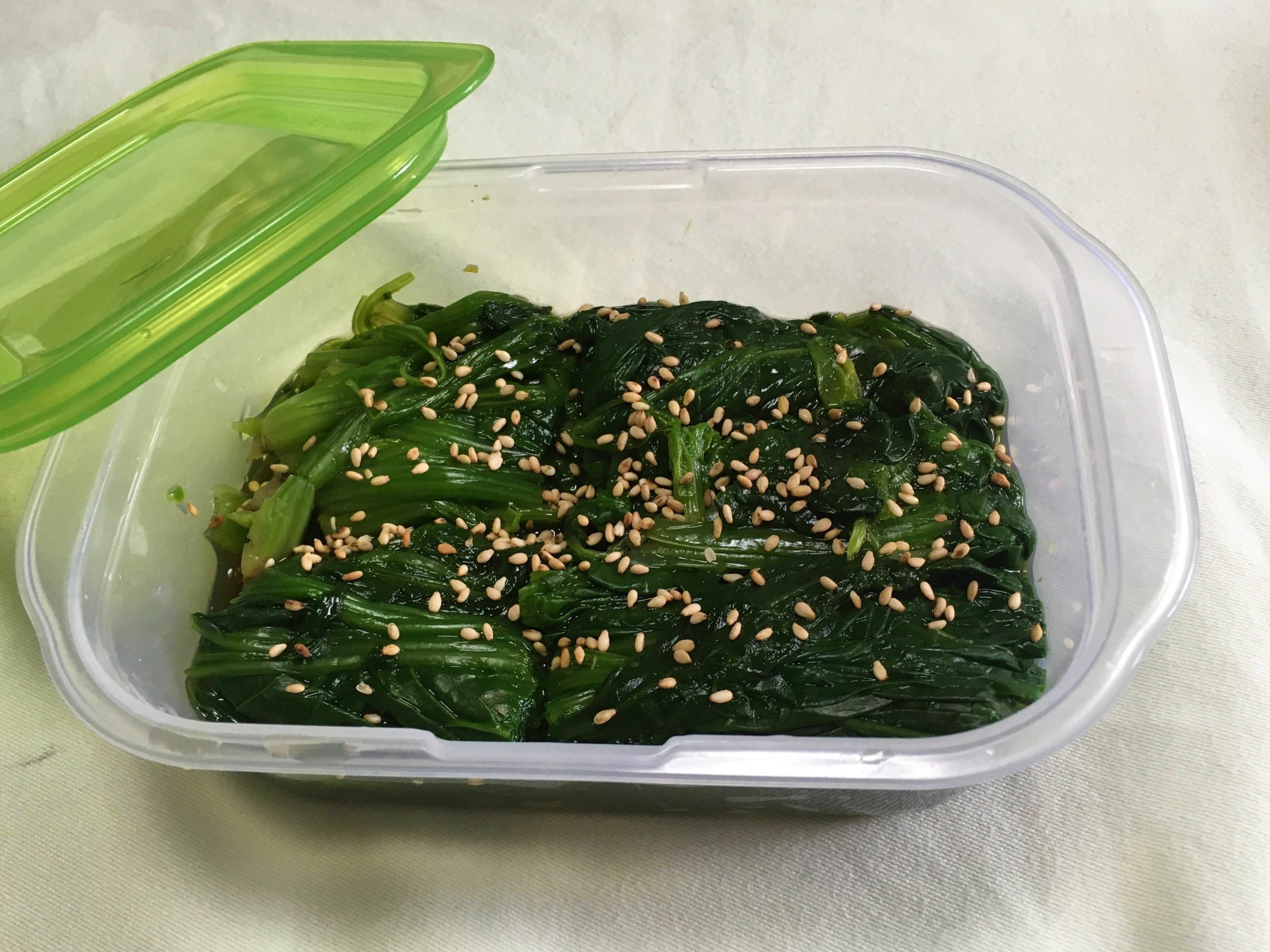 ほうれん草のお浸しの画像